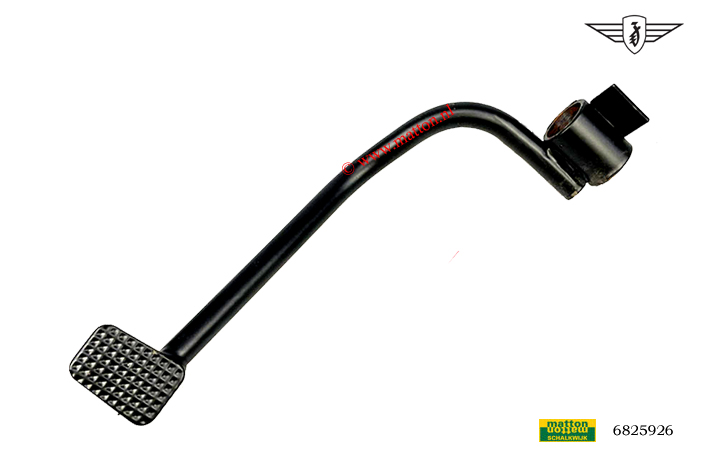 6825926 Rempedaal breed Zundapp 540 zwart kaal