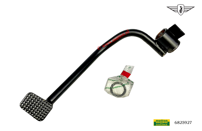 6825927 Rempedaal breed Zundapp 540 zwart compleet