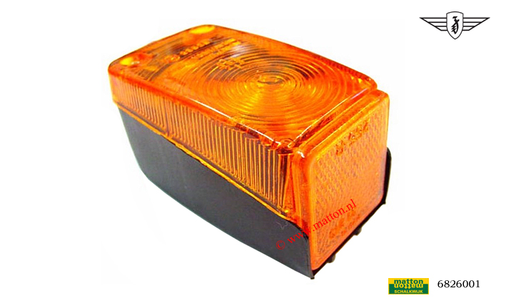 6826001 Richtingaanwijzer Zundapp met zijreflectie