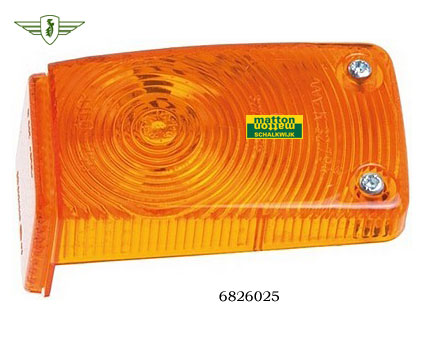 6826025 5011 Richtingaanwijzerglas met zijreflectie