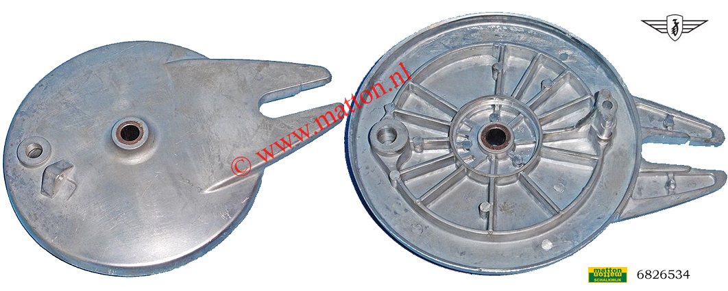 6826534 Remankerplaat achter 150mm Zundapp