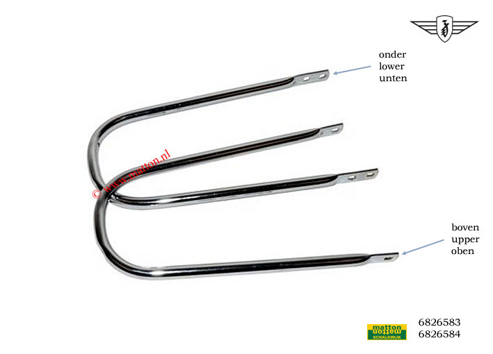 6826583 Voorspatbordbeugel onder Zundapp 517