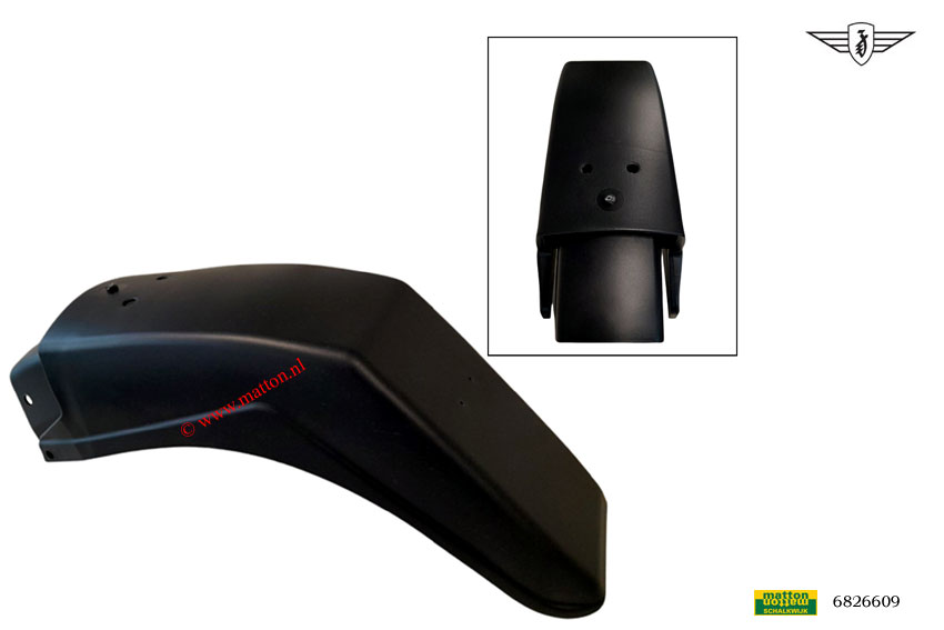 6826609 Achterspatbord Zundapp model 529/530 kunststof zwart