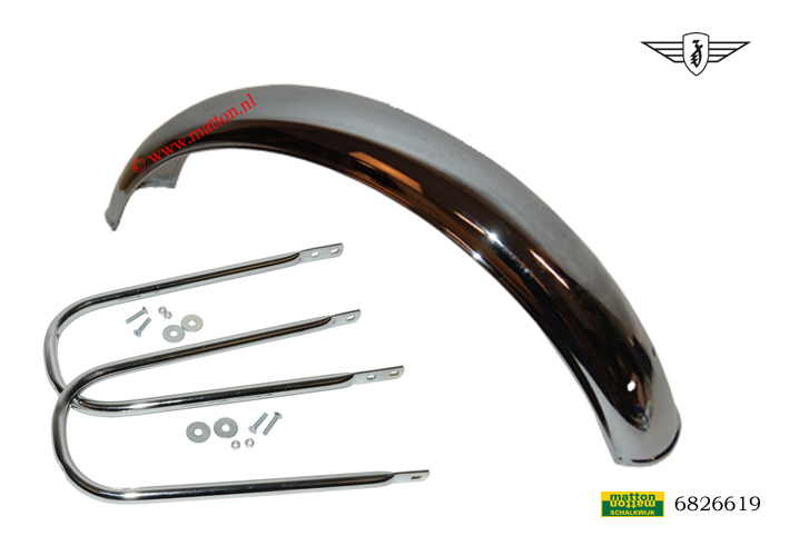 6826619 Voorspatbordset Zundapp 517 RVS