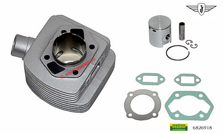 6826918 Cilinderkit Zundapp 45mm 4 poort geforceerde koeling Ath