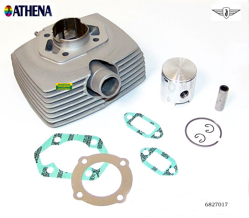 6827017 Cilinderkit Zundapp 70cc 6 poorten minitherm