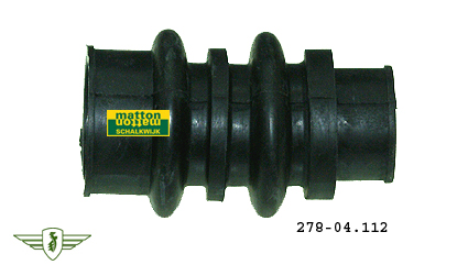 6825770 4811 Aanzuigrubber Zundapp 15mm harmonica kort