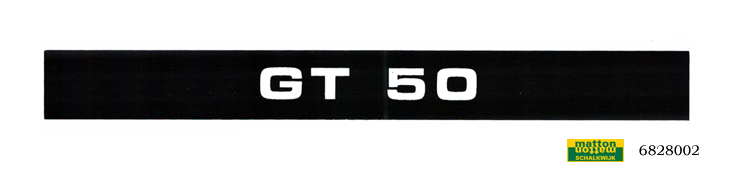 6828002 Sticker zijdeksel Zundapp GT50