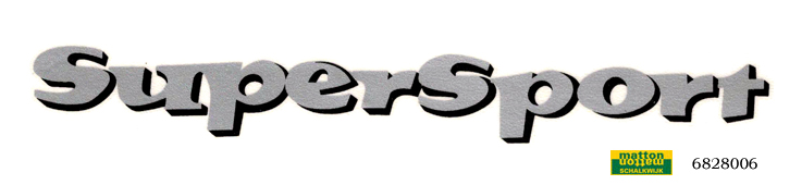 6828006 Sticker zijdeksel Zundapp Supersport