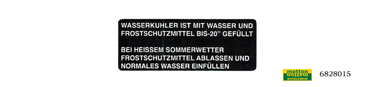 6828015 Sticker radiateur Zundapp