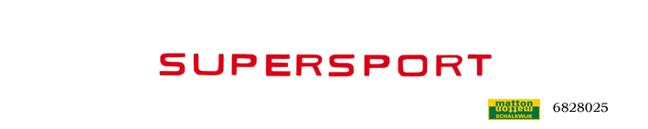 6828025 Tanksticker rood Zundapp Supersport