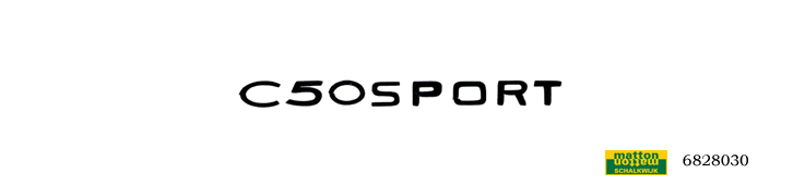 6828030 Sticker zwart Zundapp C50 Sport