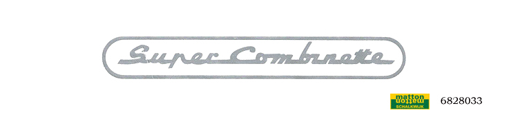 6828033 Sticker zilver Zundapp Super combinette
