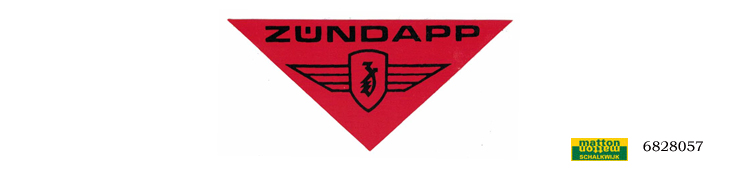 6828057 Sticker red Zundapp
