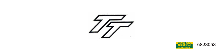 6828058 Aufkleber Zundapp TT klein