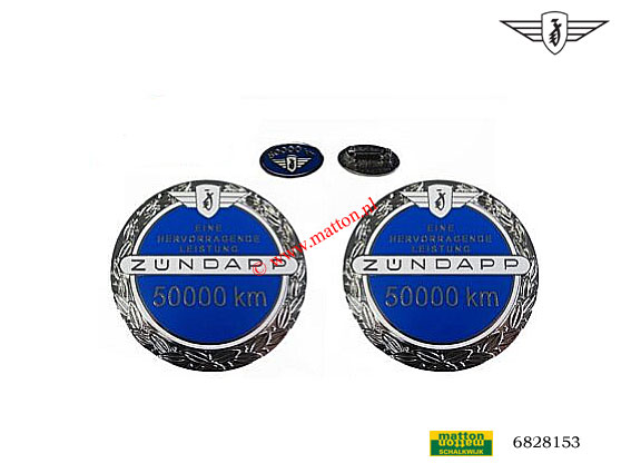 6828153 Embleem met speldje 50.000km Zundapp