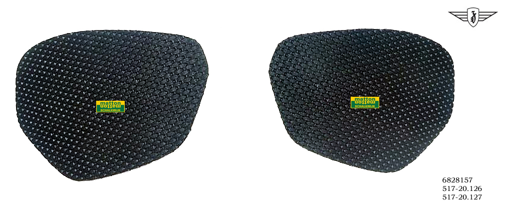 6828157 Fueltank kneepad set Zundapp