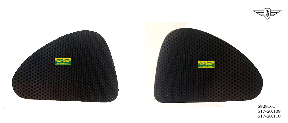 6828161 8102 Fueltank kneepad set Zundapp