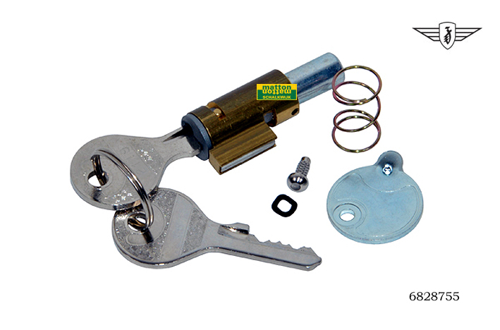 6828755 3006 Stuurslot Zundapp 517 NT met bevestiging