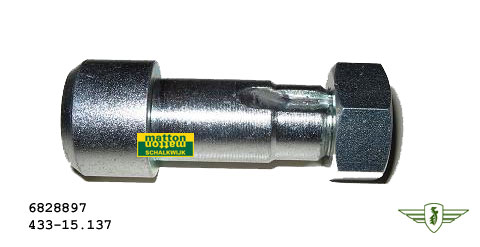 6828897 5309 Holle as met moer Zundapp 515/517