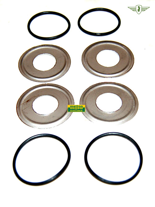 6830078 3205 Plaatset met ringen voor achterbrug Zundapp 517