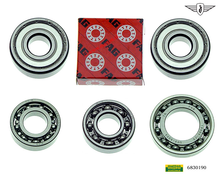 6830190 Lagerset Zundapp FAG 4V compleet.