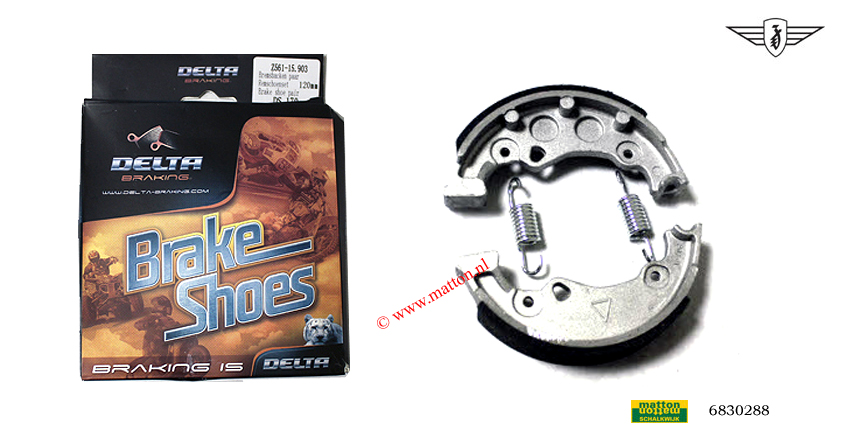 6830288 Remsegmentenset Zundapp Roller 120mm