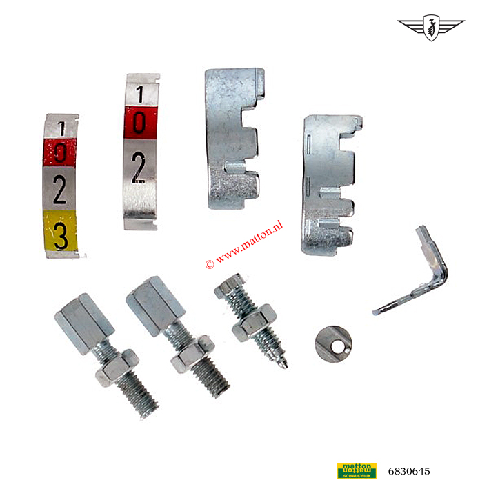 6830645 Schakelhandel reparatie set Zundapp 3V