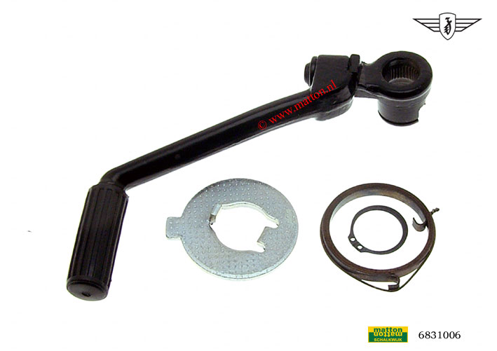 6831006 Kickstarter zwart cpl Zundapp model KS80