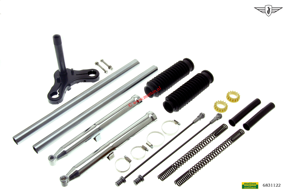 6831122 Voorvork Zundapp 517 voor het  banaan spatbord