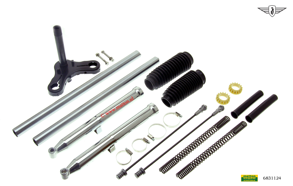 6831124 Voorvork Zundapp 517 voor het  banaan spatbord