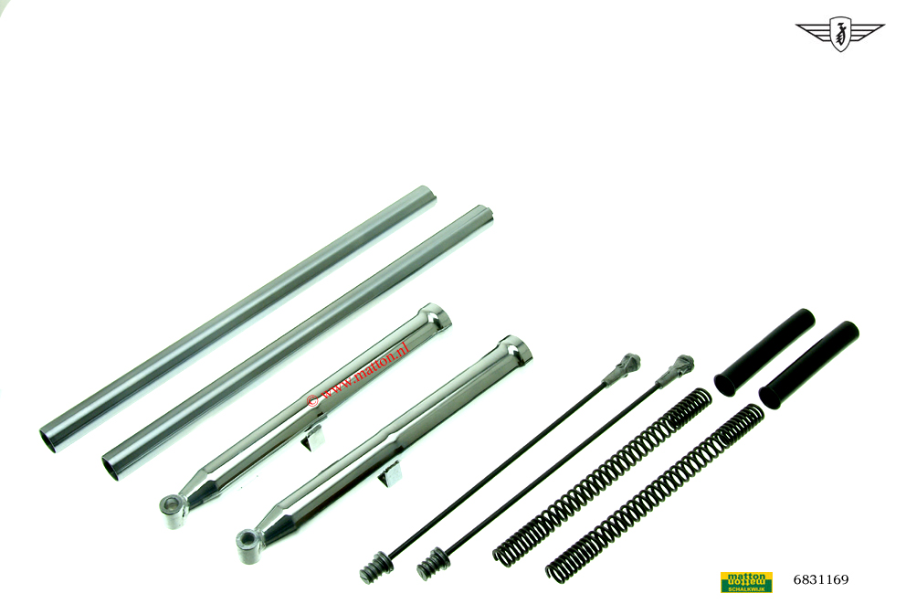 6831169 Voorvorkpoot set Zundapp 529 voor het  banaan spatbord