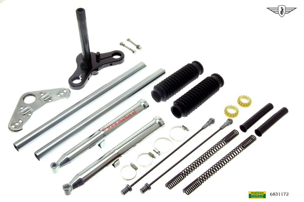 6831172 Voorvork Zundapp 529 voor het  banaan spatbord