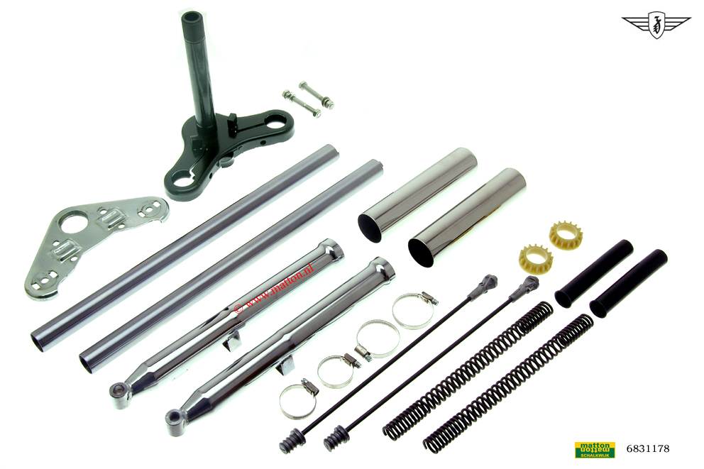 6831178 Voorvork Zundapp 529 voor het  banaan spatbord