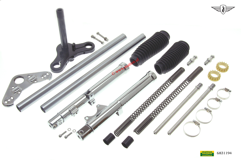 6831194 Voorvork compleet Zundapp 530 met schijfrem