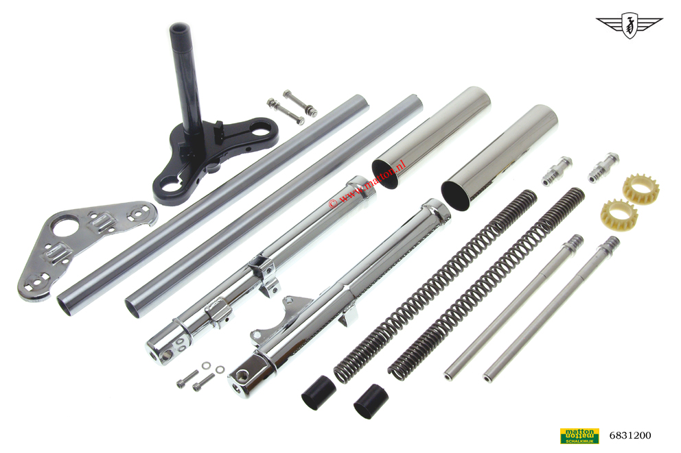 6831200 Voorvork compleet Zundapp 530 met schijfrem