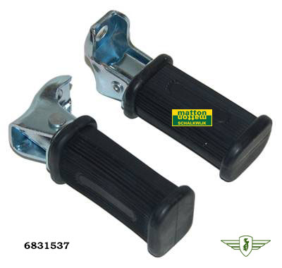 6831537 5210 Duo voetsteunset Zundapp/Kreidler model Denfeld