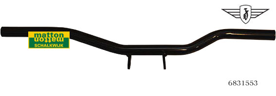 6831553 Voetsteunset Zundapp zwart