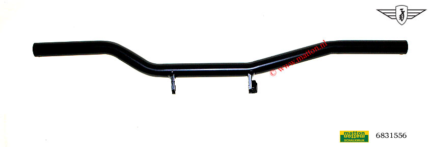 6831556 Voetsteunset Zundapp Sprinter zwart