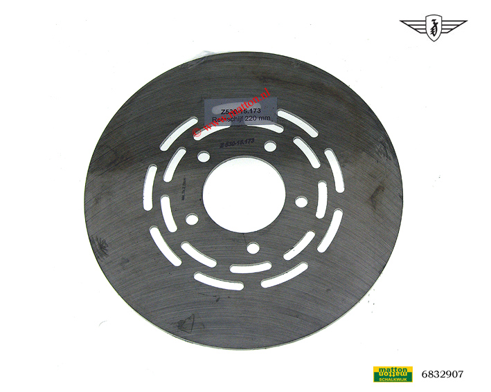 6832907 Remschijf 220mm Zundapp KS