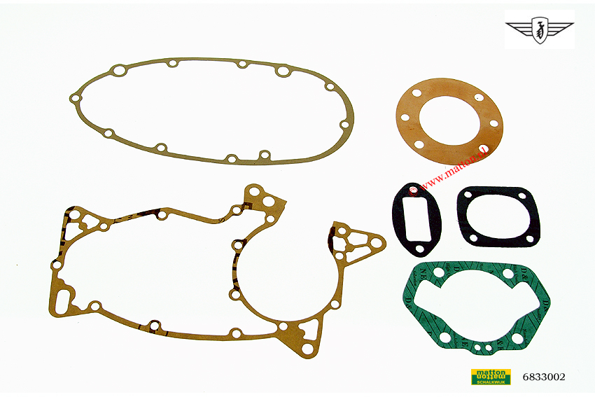 6833002 Pakkingset Zundapp KS125 luchtkoeling