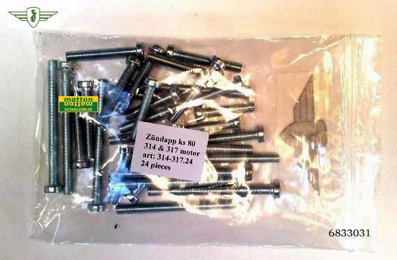 6833031 0302 Blokboutenset Zundapp KS80