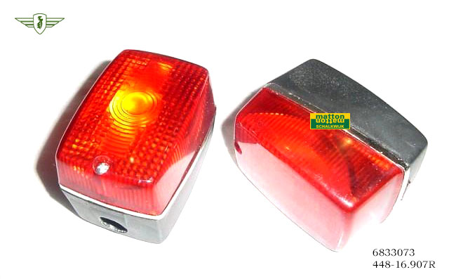 6833073 Richtingaanwijzer Zundapp KS80 super rood