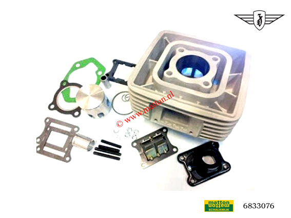 6833076 Cilinderkit Zundapp KS80LC 100cc membraan 6 poort