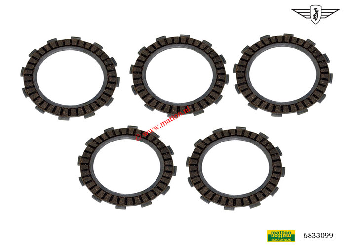 6833099 Koppelingsplaatset Zundapp KS125 en 175 AC