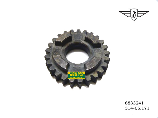 6833241 Tandwiel 5e versnelling 25 tds Zundapp KS80