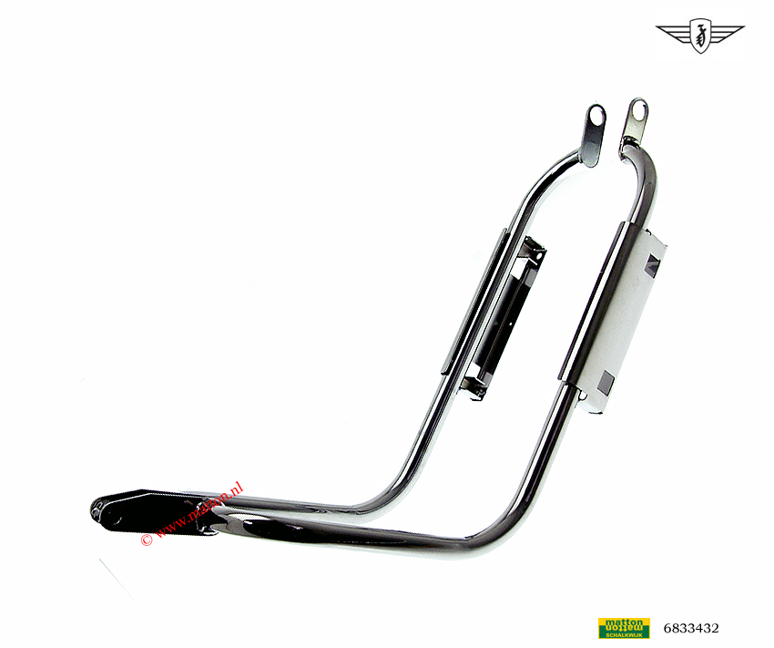 6833432 Radiateurbeugelset chroom Zundapp 517 KS125 LC