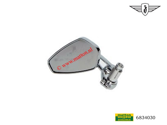 6834030 Spiegel in stuur L/R chroom Zundapp