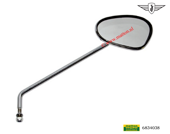 6834038 Spiegel chroom rechts Bumm 911/6VR Zundapp