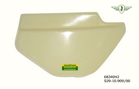 6834042 Zijdeksel blank rechts Zundapp 529/530